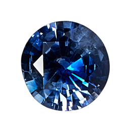 F763 - Sri Lankan Dark Blue Bi-Color Sapphire