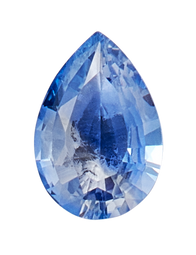 F912 - Sri Lankan Pale Blue Color Zoned Sapphire