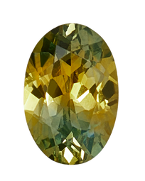 F966 - Montanan Yellow-Green Bi-Color Sapphire