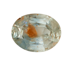 N248 - Montana Pale Blue-Green Orange Bi-Color Sapphire