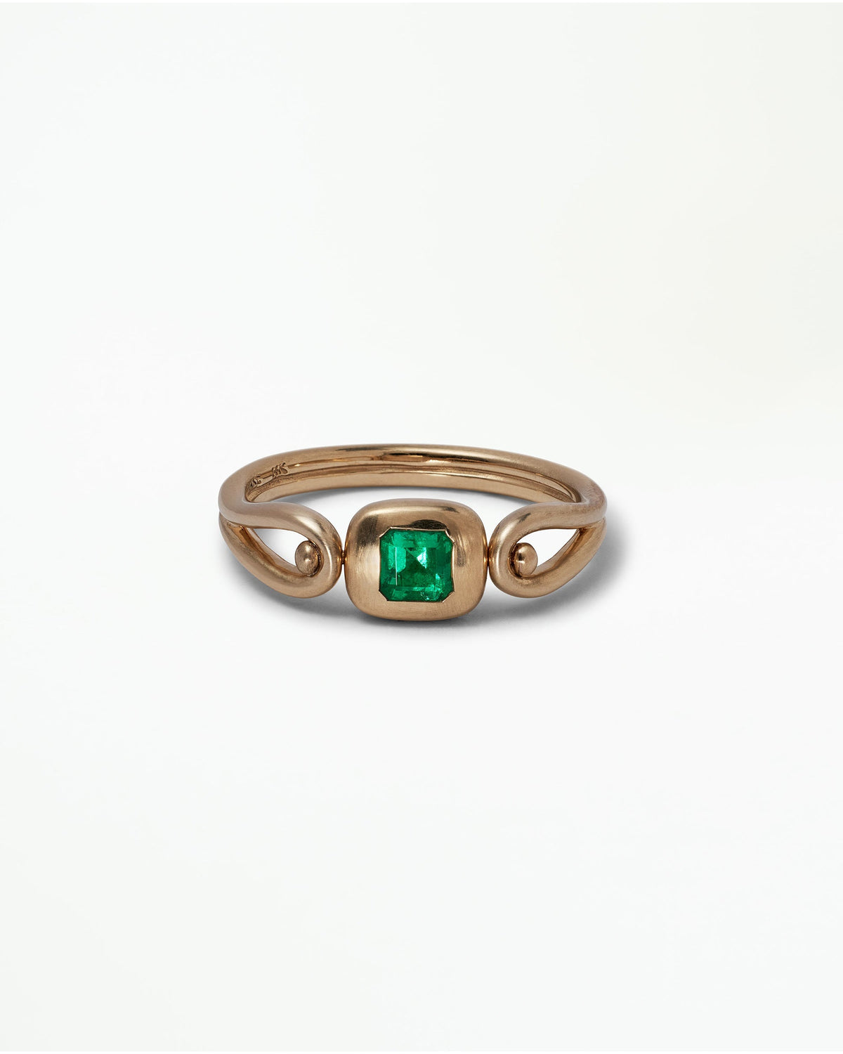 Asscher Cut Emerald Tempo Ring No. 2