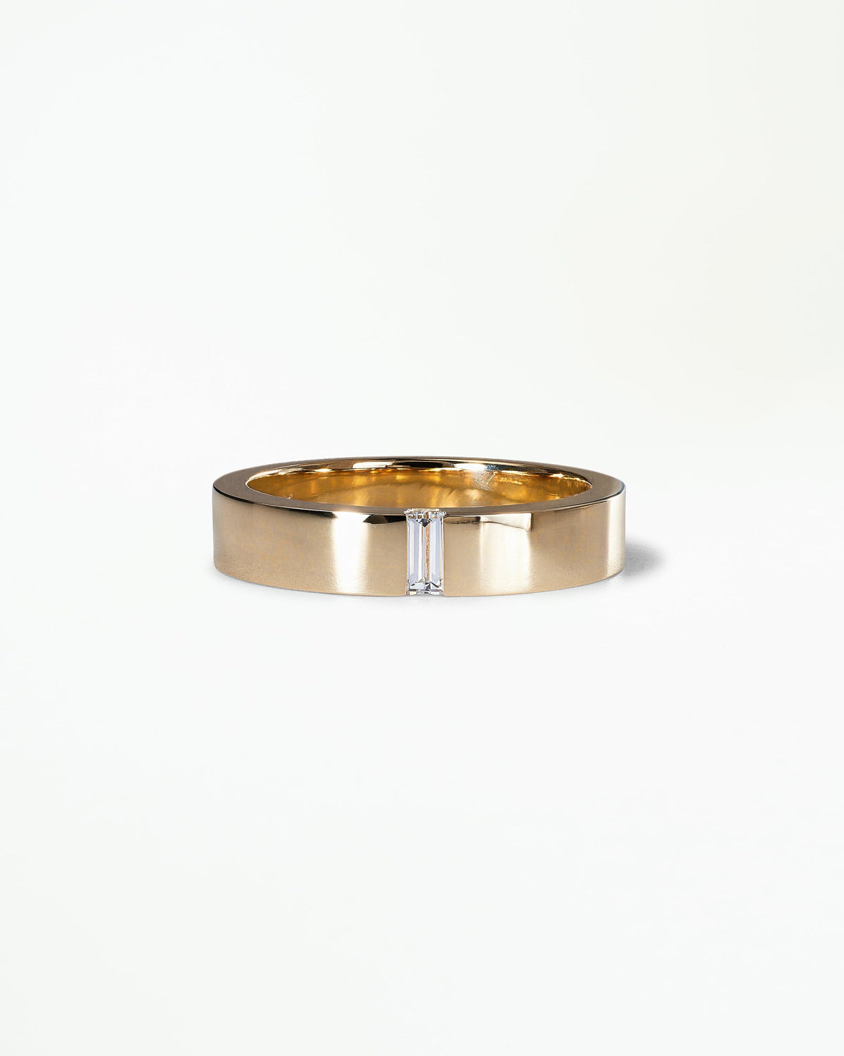 Baguette Cut Diamond Split Band