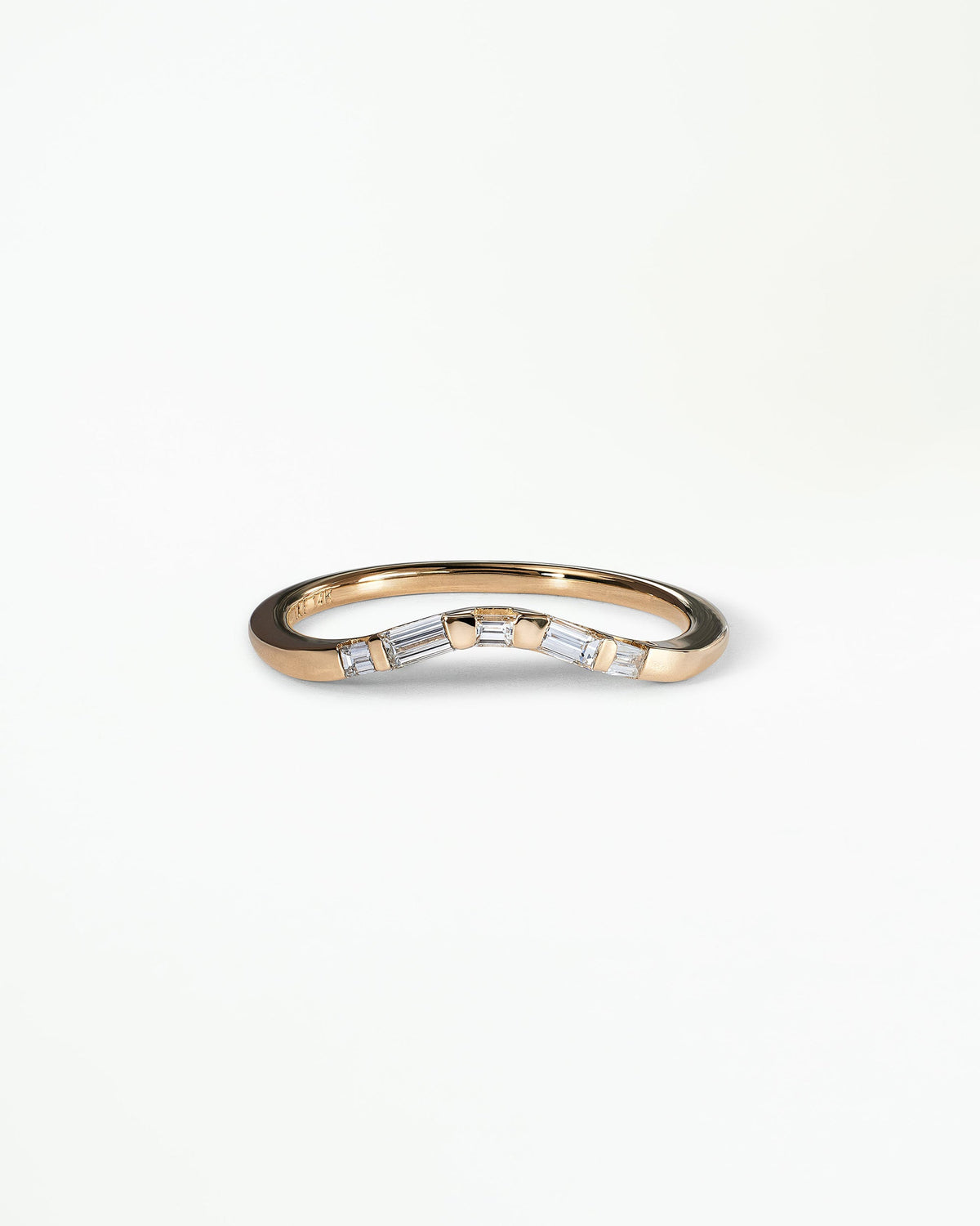 Baguette Cut Diamond Tidal Band