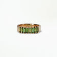 Baguette Cut Tourmaline Band