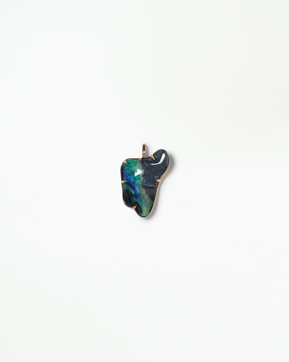 Black Opal Borealis Pendant No. 40