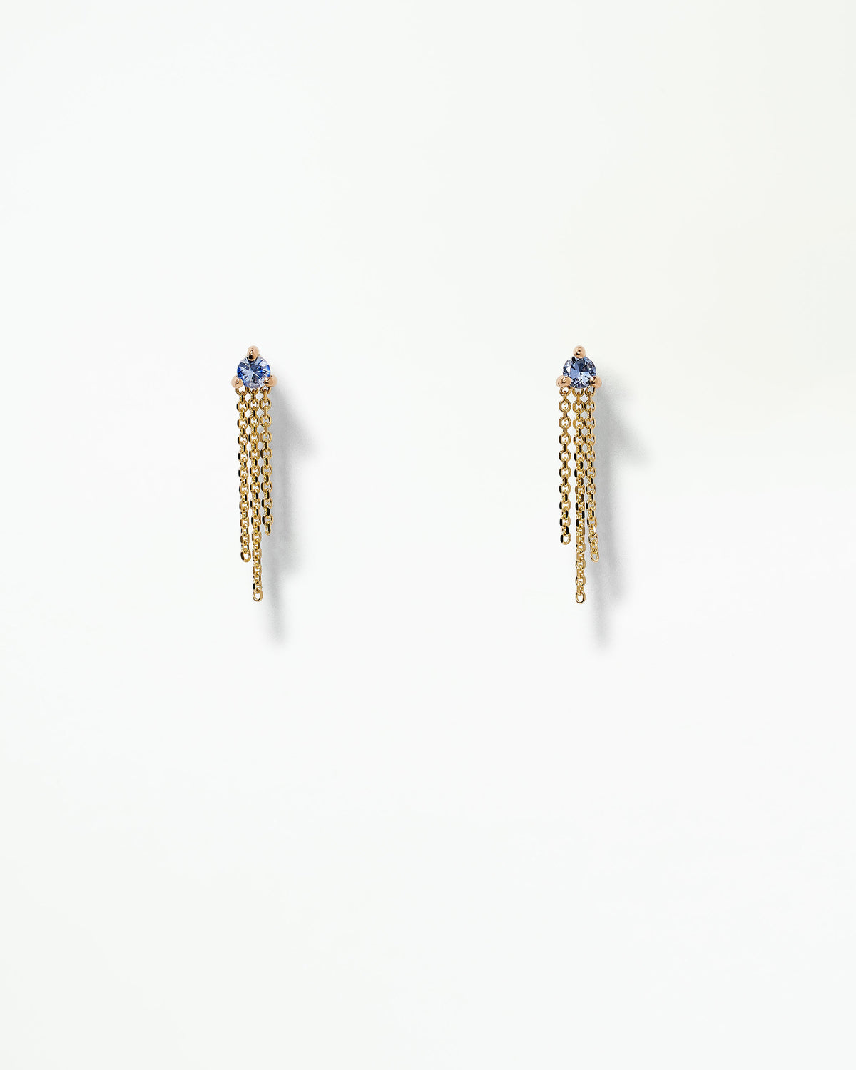 Blue Sapphire Mist Earring
