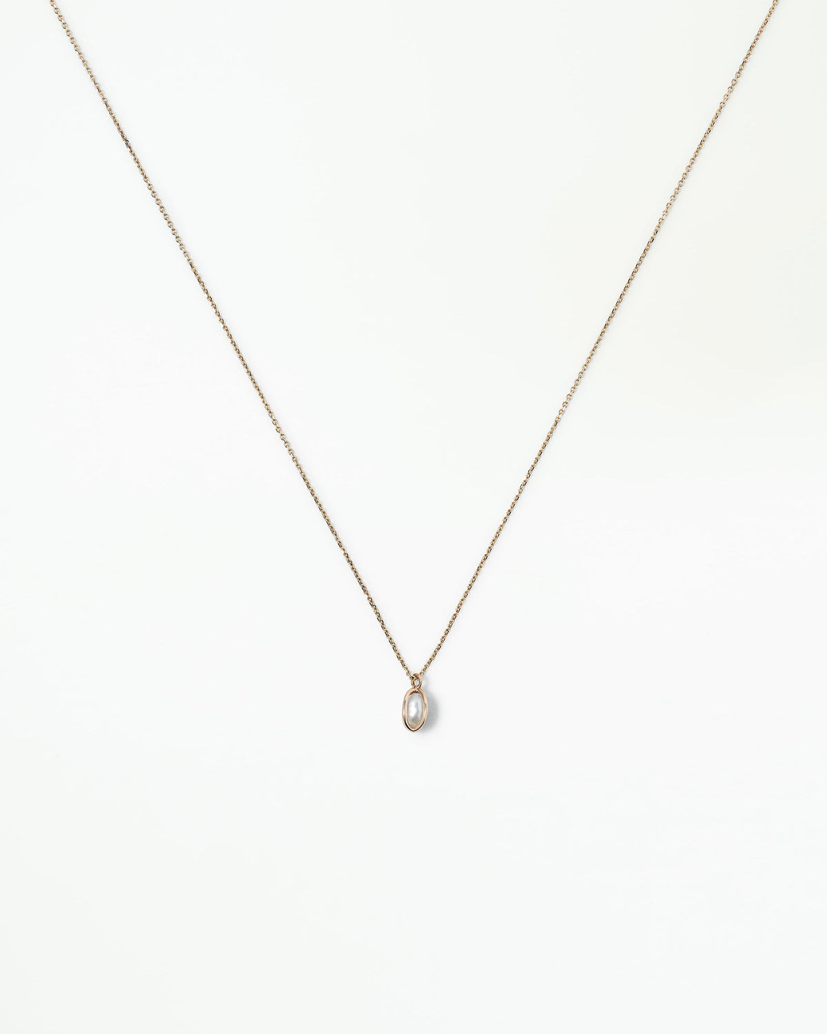 Caged Pearl Necklace
