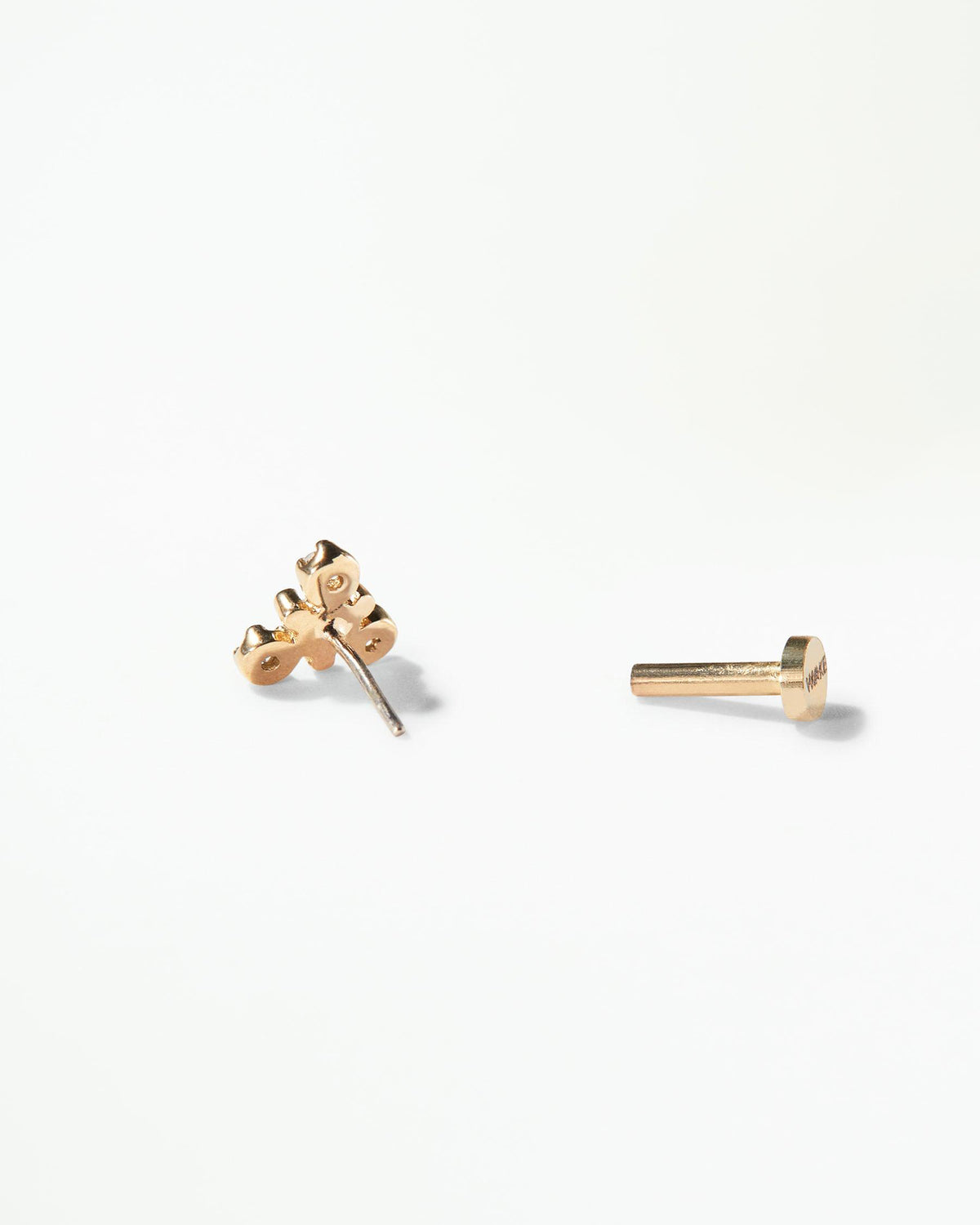 Diamond Burst Flat Back Earring