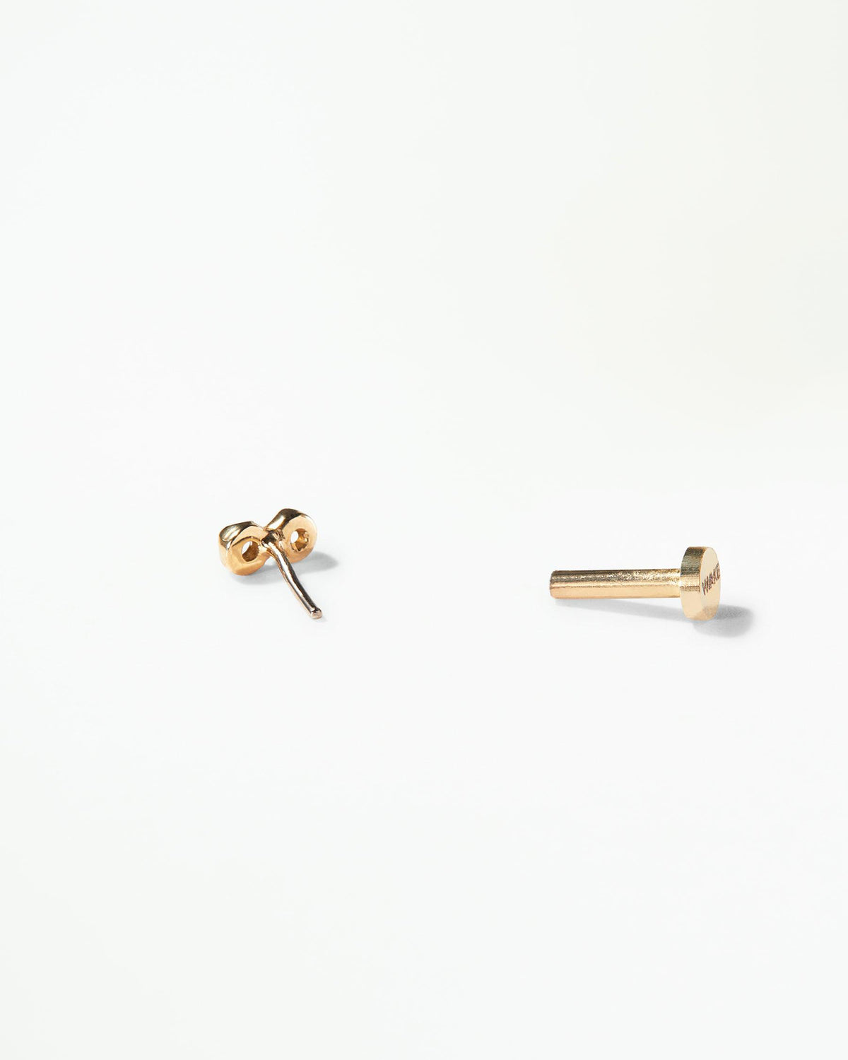 Diamond Dimple Flat Back Earring
