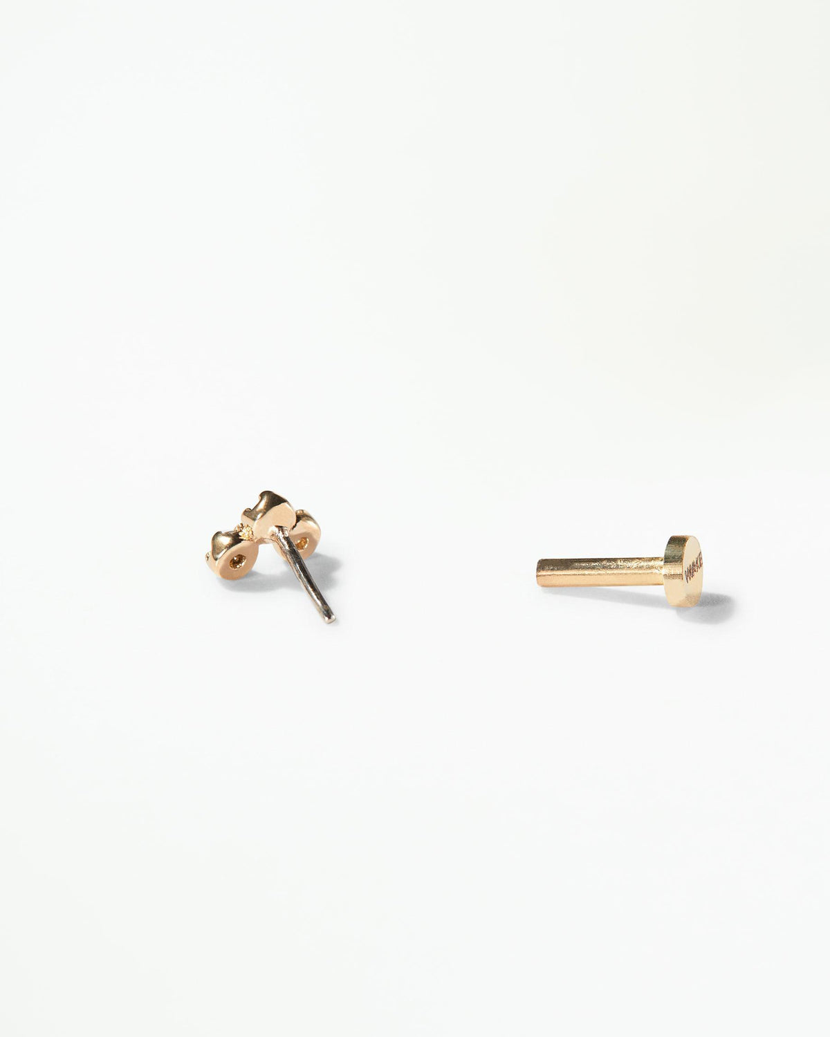 Diamond Freckle Flat Back Earring