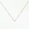 Diamond Linear Chain Necklace