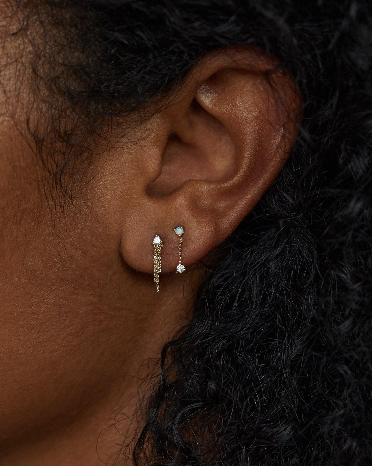 Diamond Mist Earring