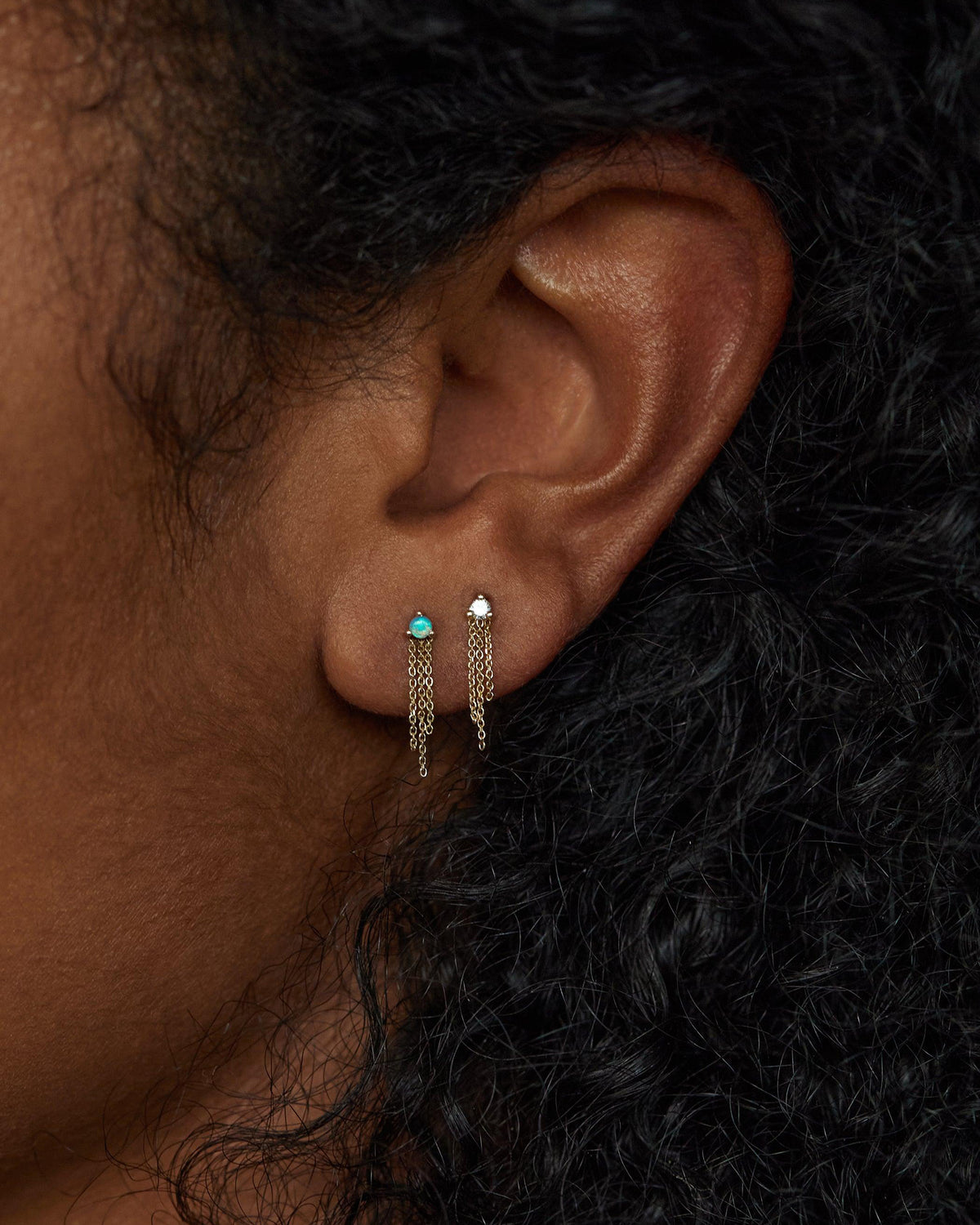 Diamond Mist Earring