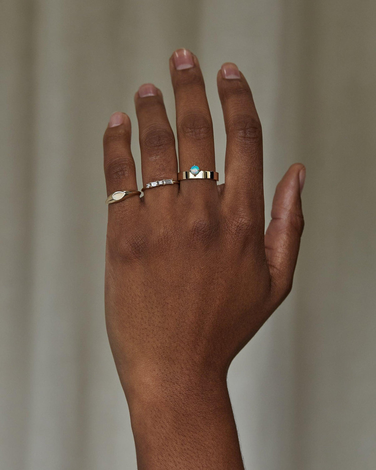 Diamond Pillar Ring