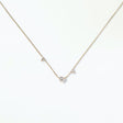 Diamond Three-Step Necklace