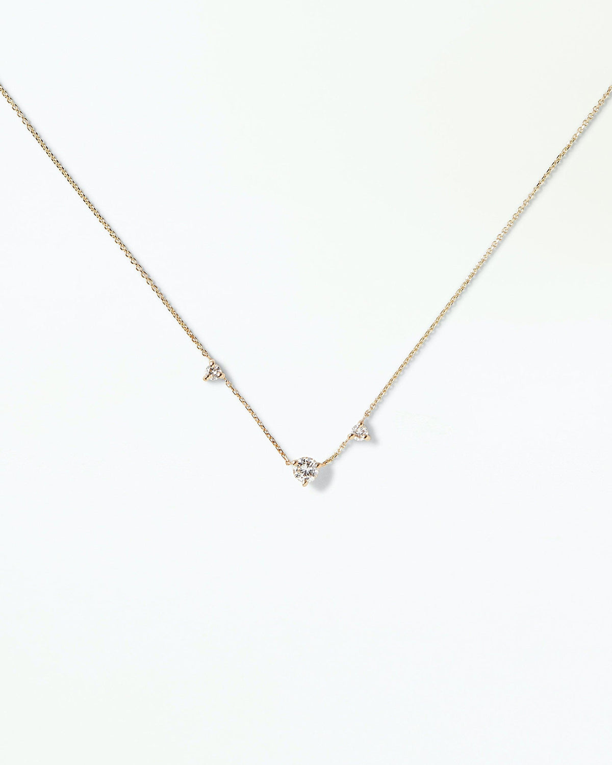 Diamond Three-Step Necklace