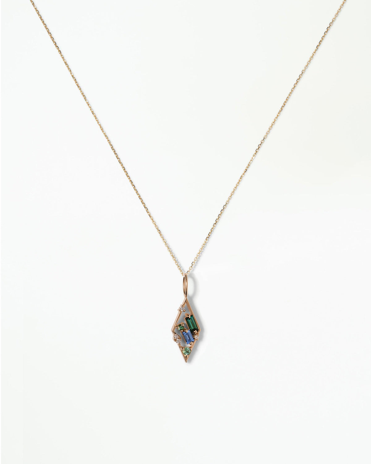 Eight Stone Numerology Pendant