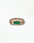 Elongated Emerald Tempo Ring No. 3