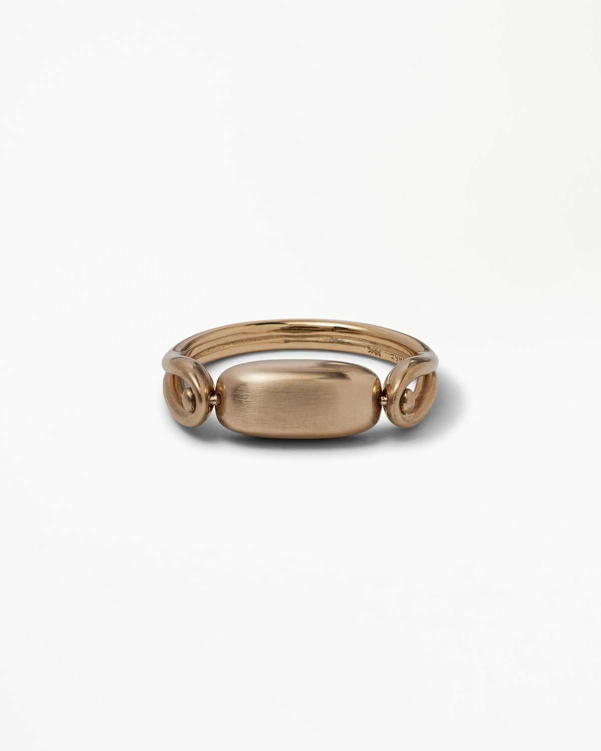 Elongated Emerald Tempo Ring No. 3