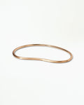 Gold Bean Bangle Bracelet