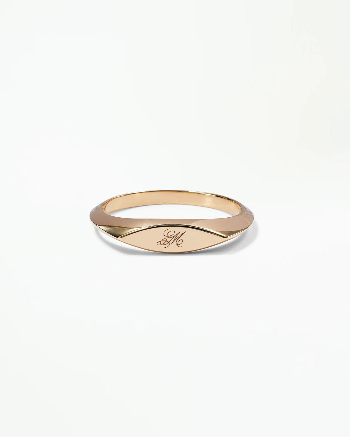 Gold Eye Signet Ring
