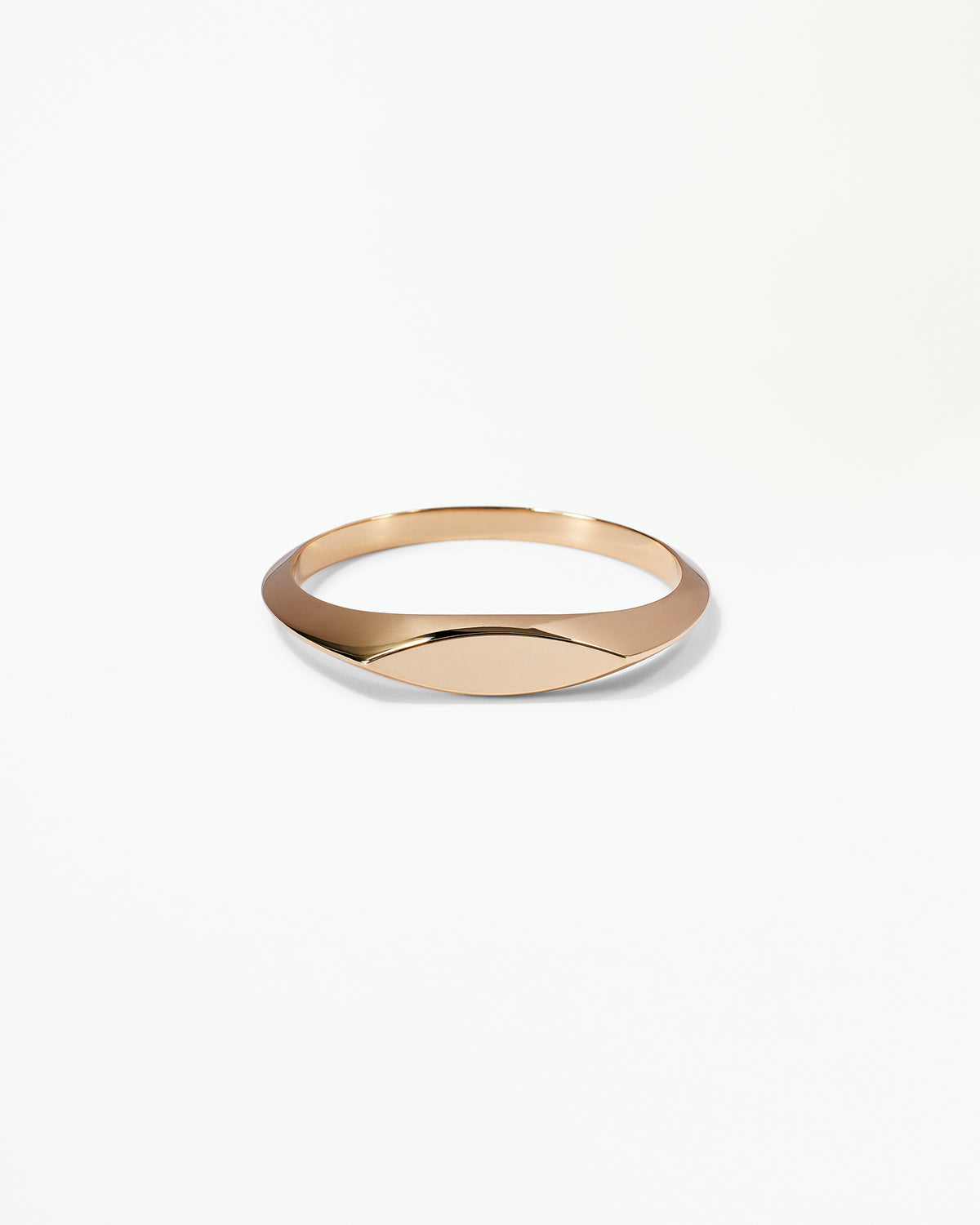 Gold Eye Signet Ring