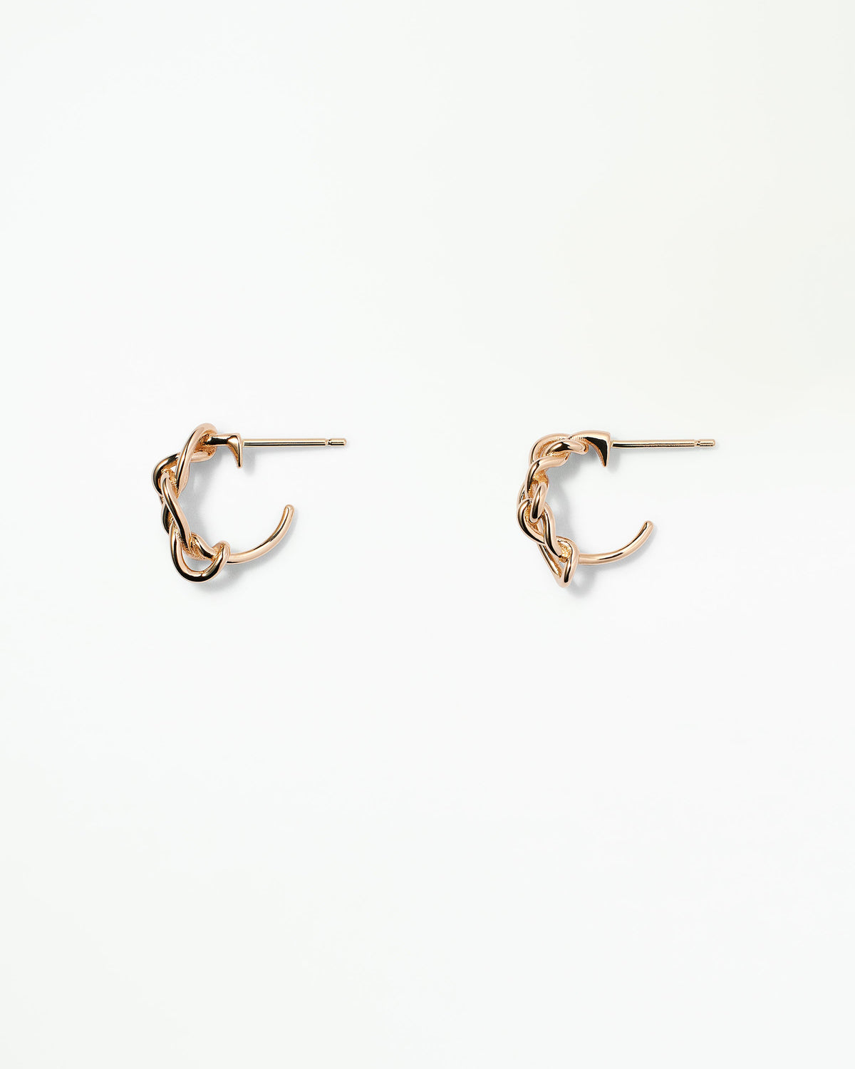 Gold Ghost Hill Hoop Earring