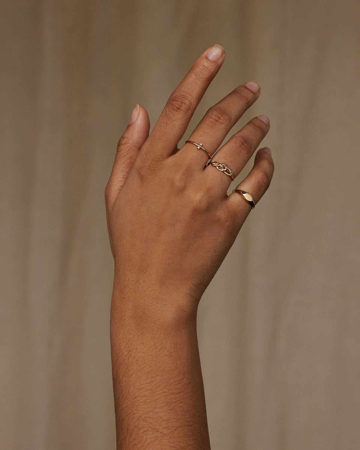 Gold Ghost Hill Ring