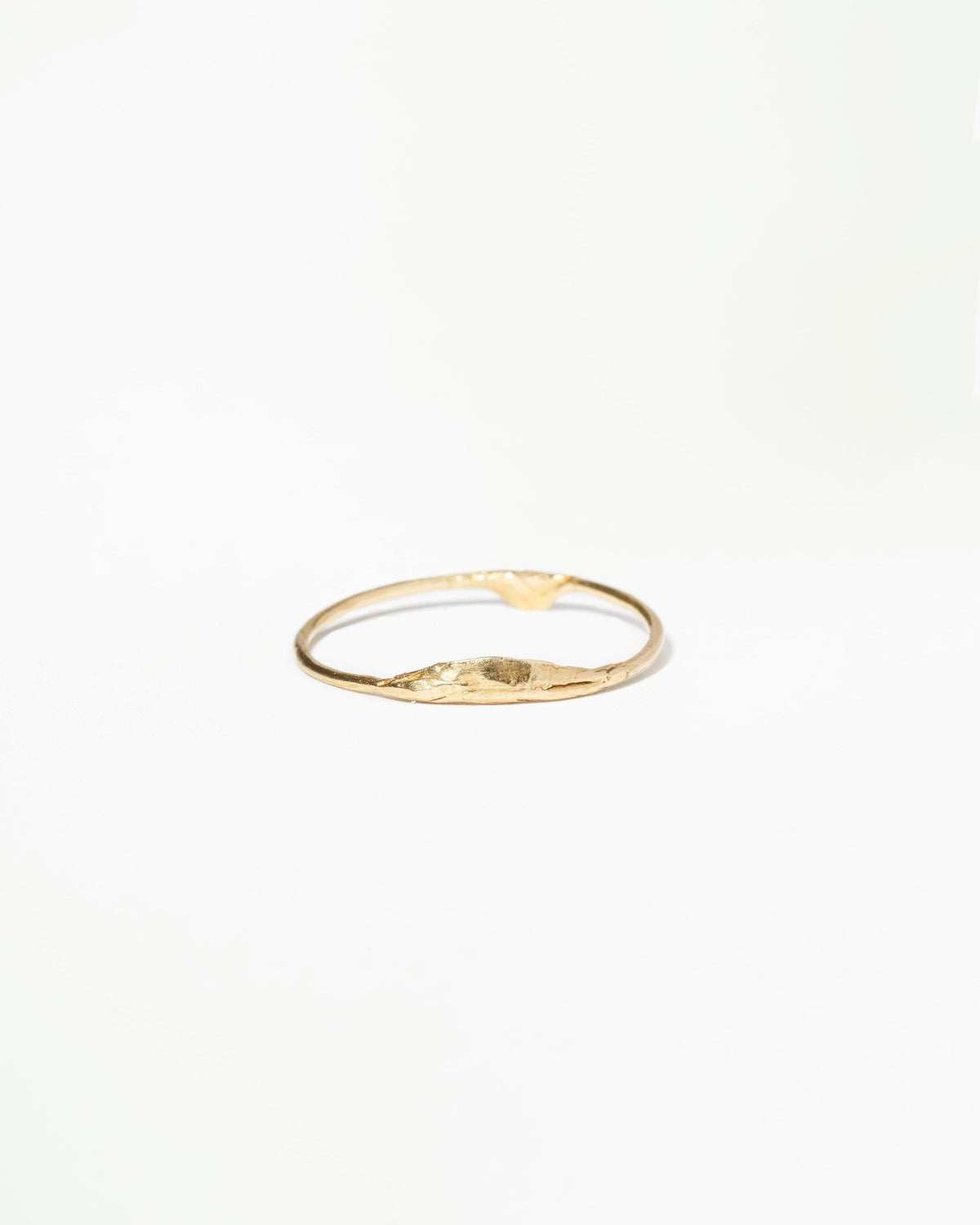 Gold Lands Stack Ring
