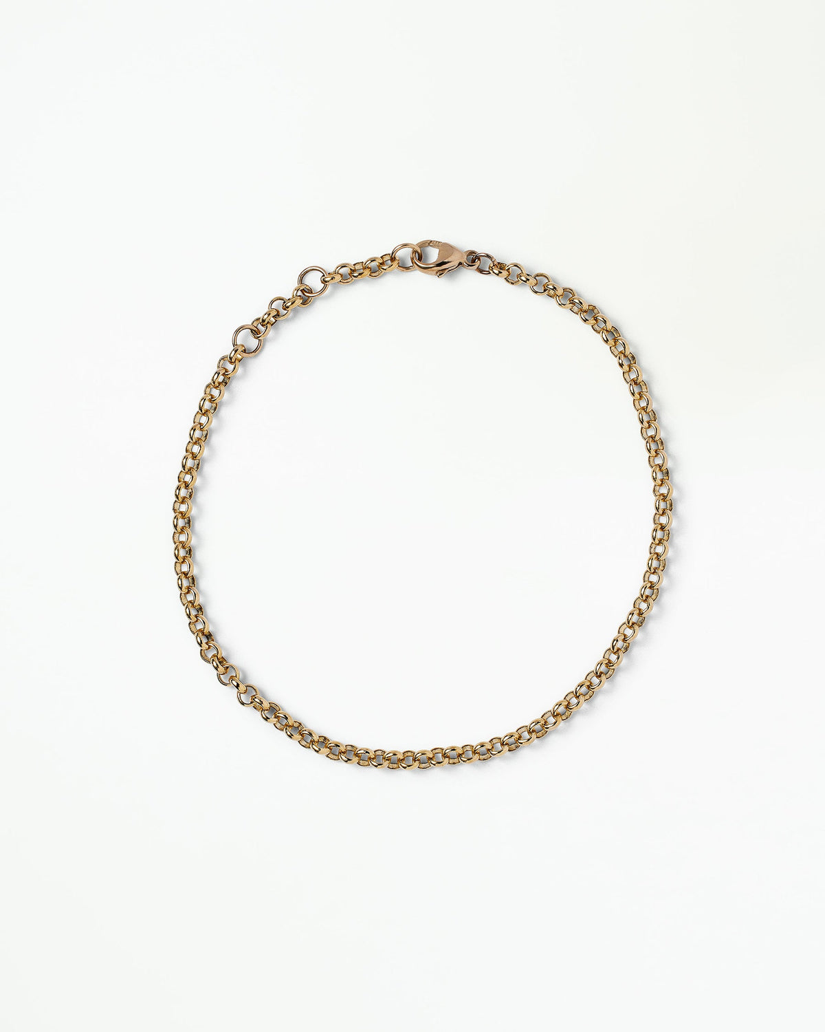 Gold Rolo Chain Bracelet