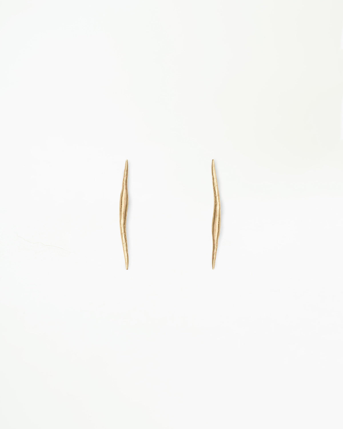 Gold Stick Wisp Earring
