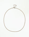 Gold Tube Chain Necklace