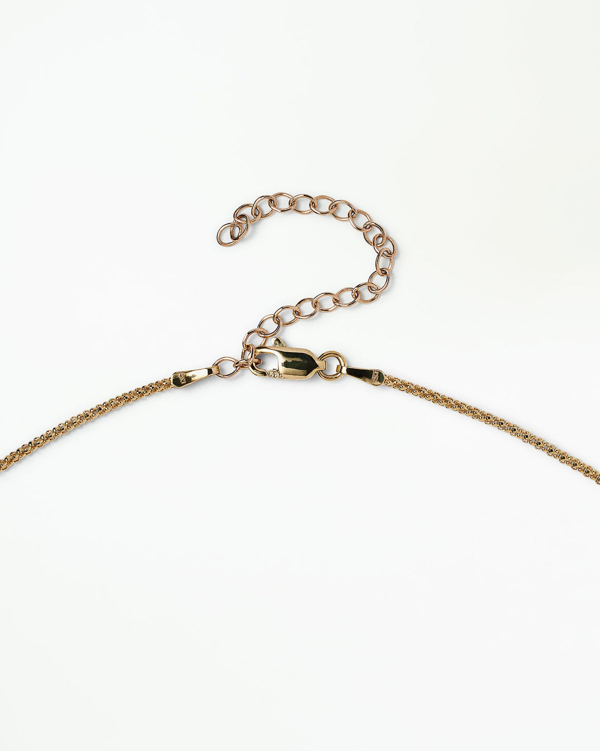 Gold Tube Chain Necklace