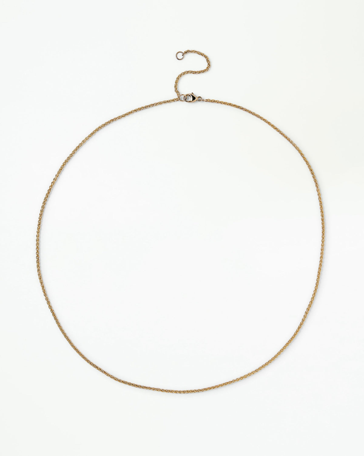 Gold Wheat Chain Necklace