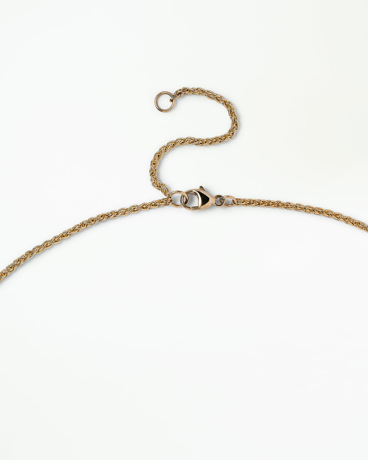 Gold Wheat Chain Necklace