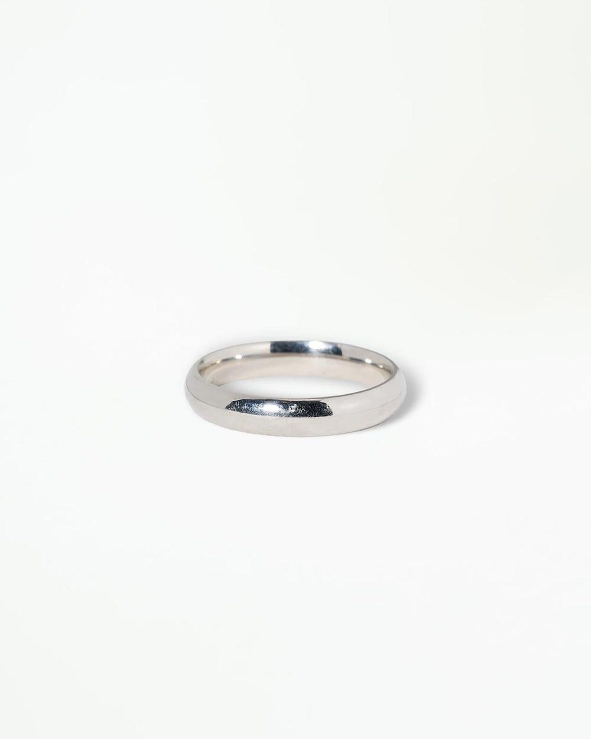 Half Round Wedding Band, 4mm