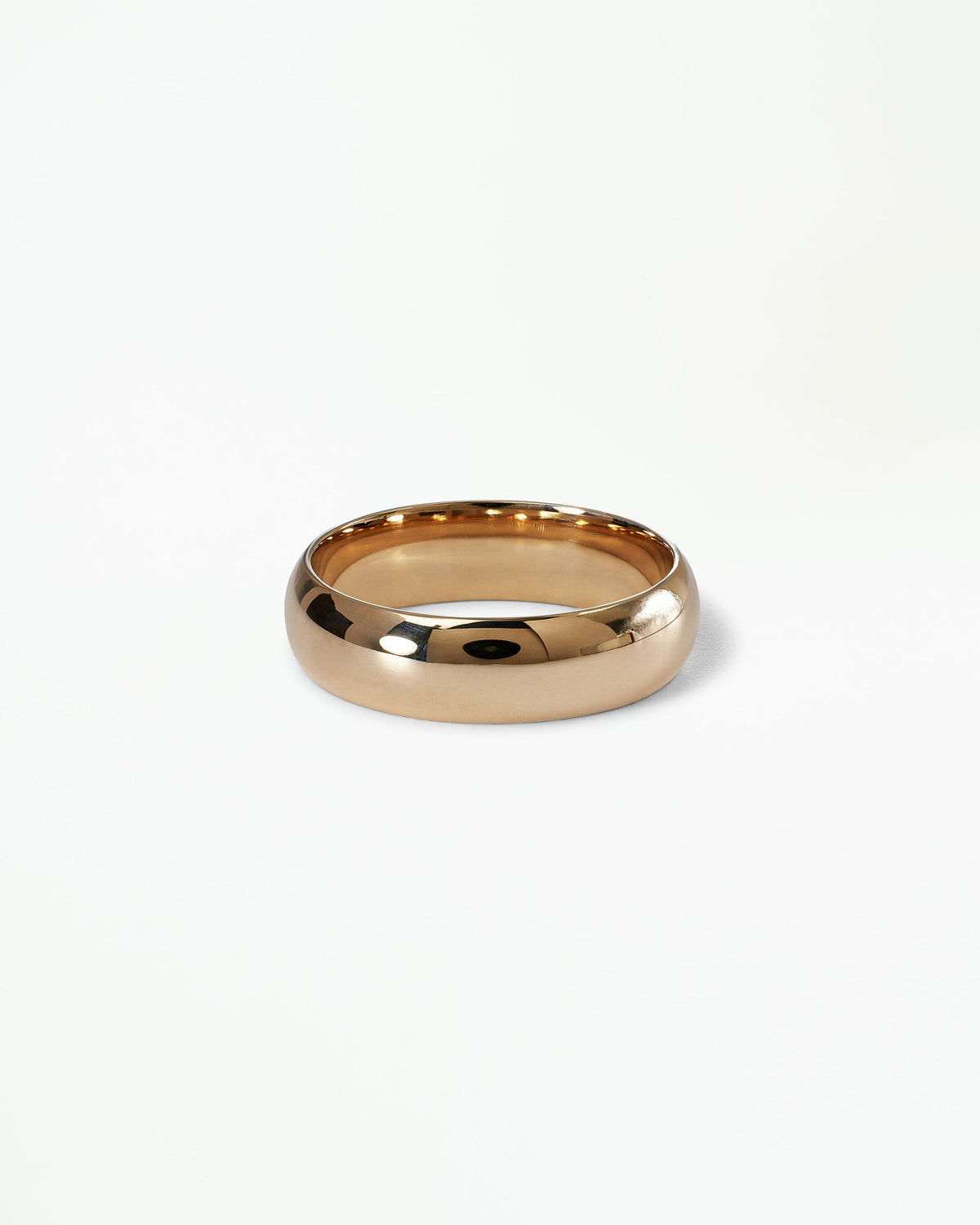 Half Round Wedding Band, 5mm