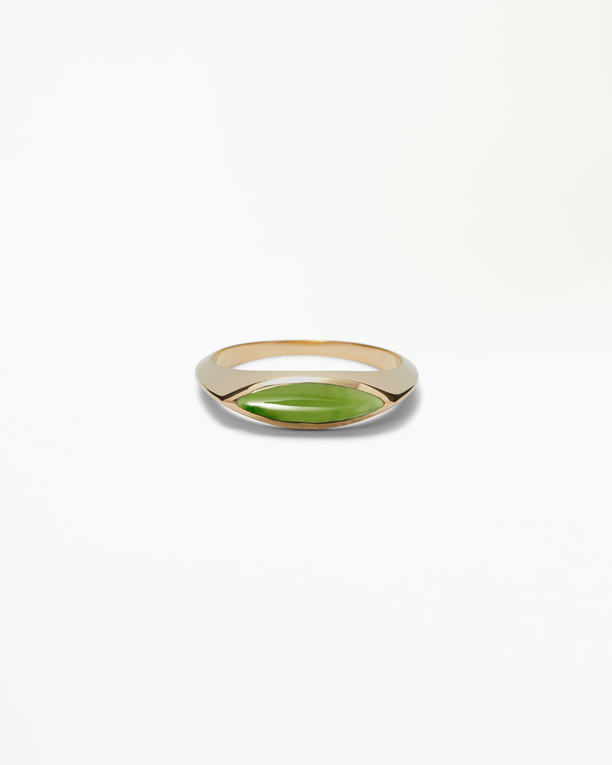 Jade Eye Signet Ring