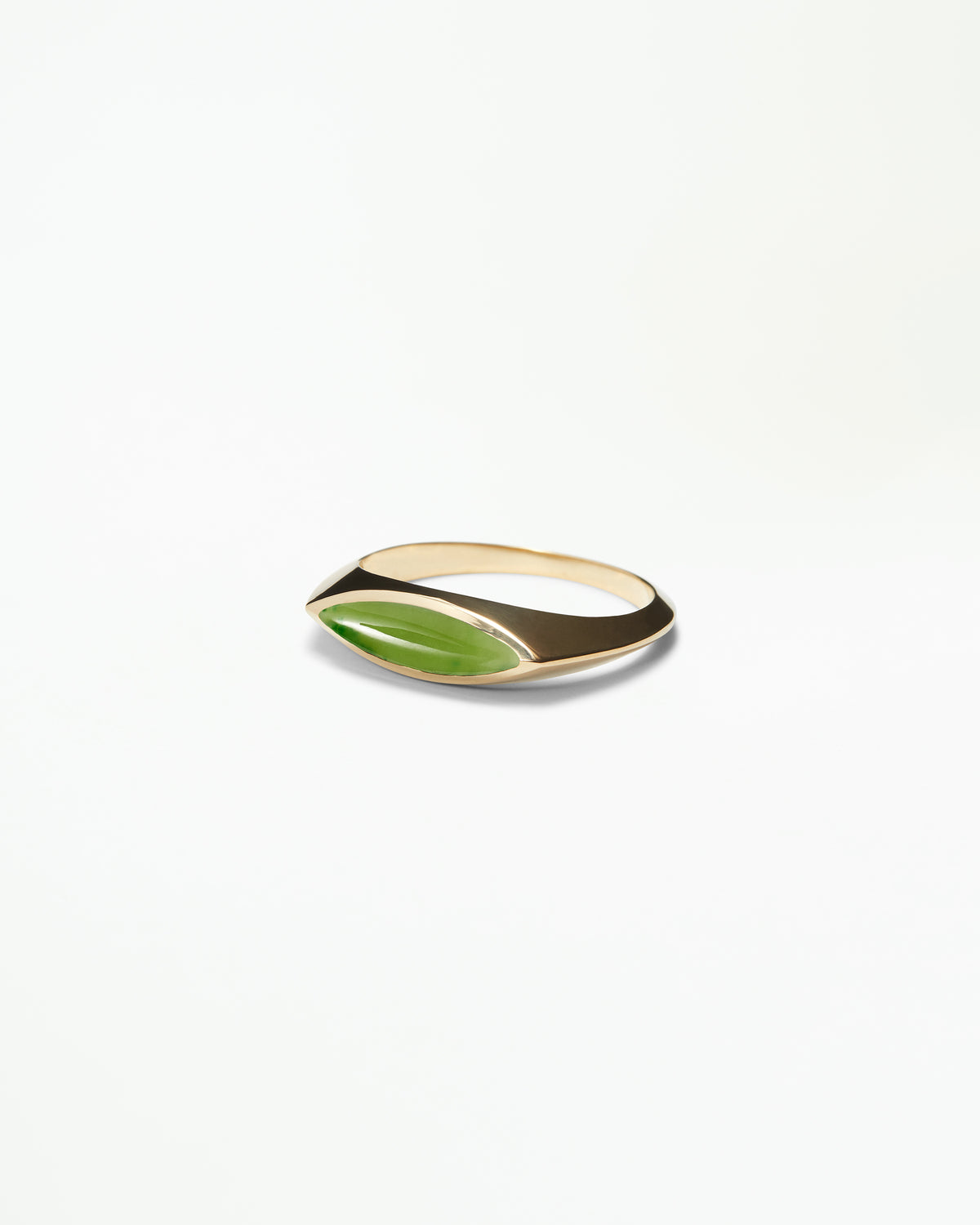 Jade Eye Signet Ring