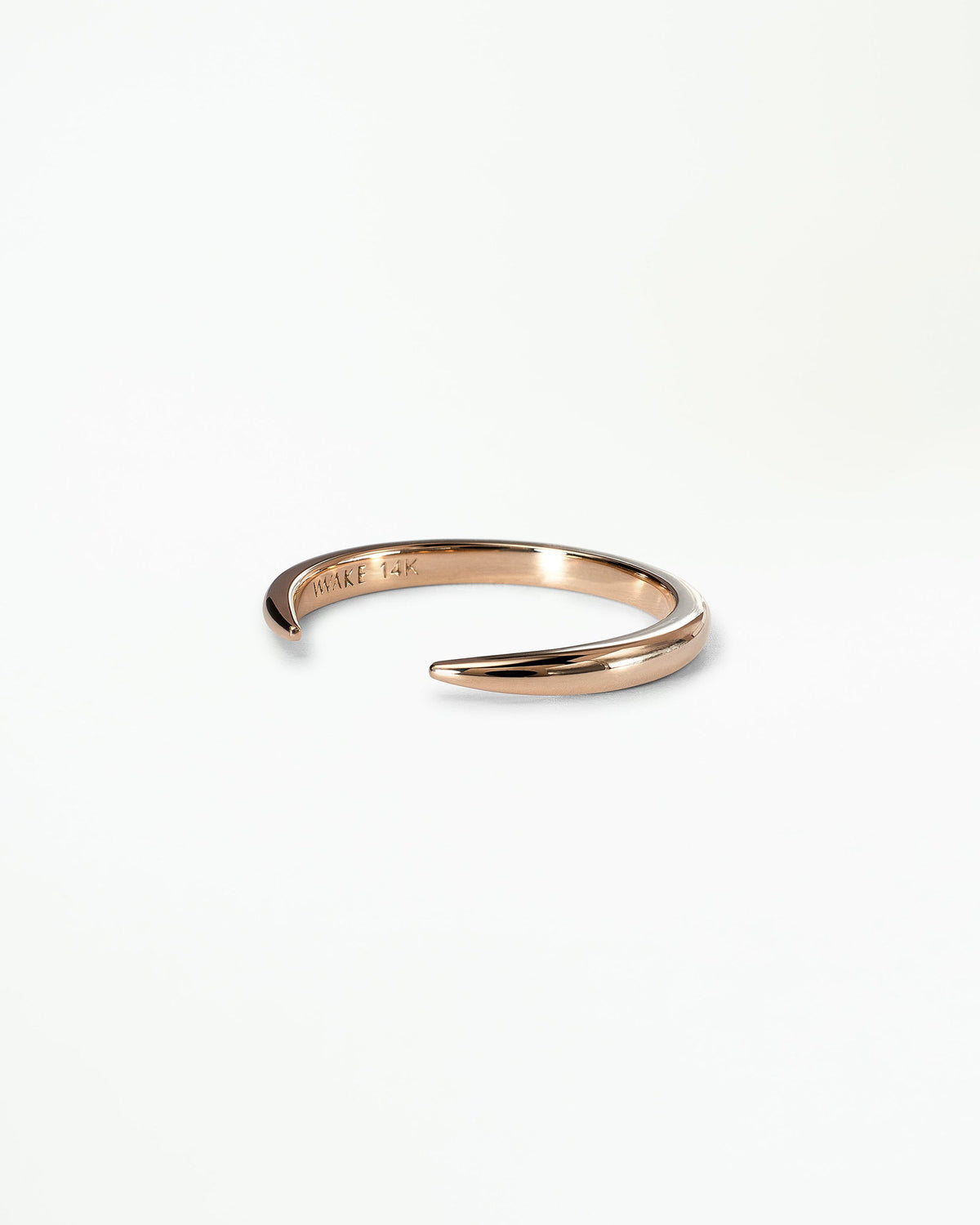 Large Gold Open Slice Ring