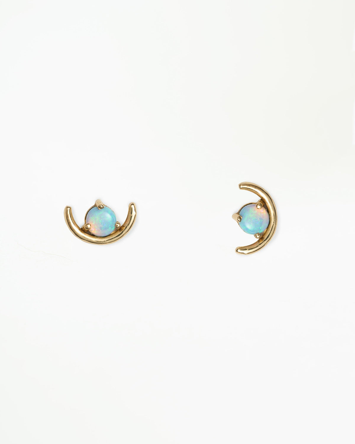 Large Opal Arc Earring