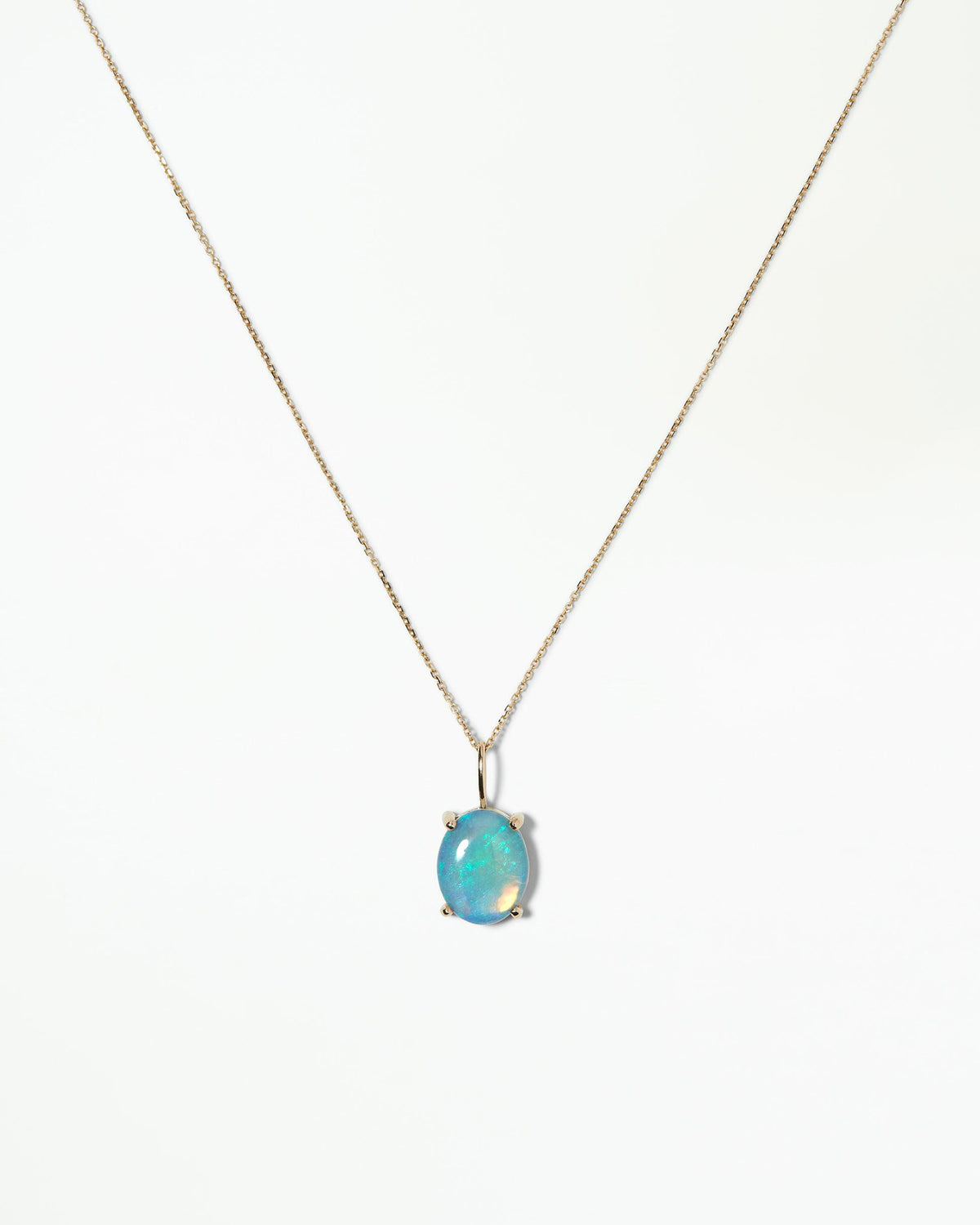 Large Oval Opal Charm