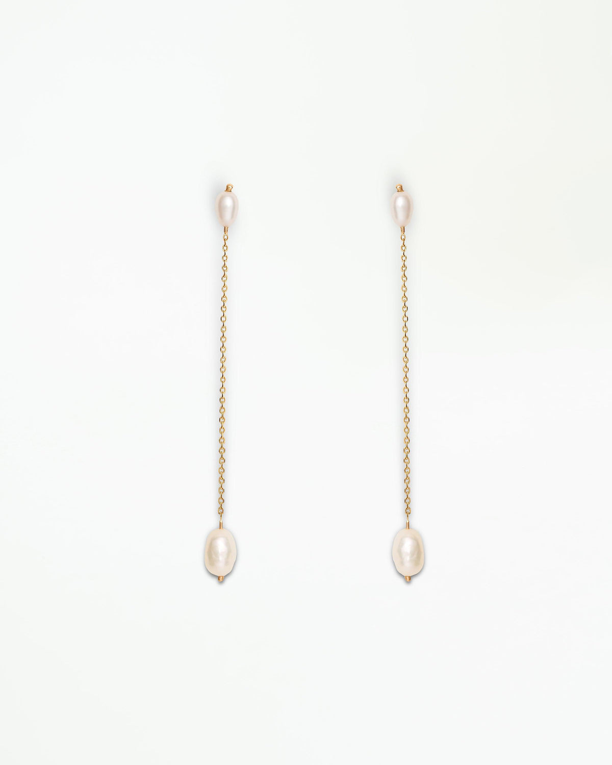 Long Pearl Shower Earring