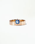 Medium Round Cut Sapphire Monolith Ring