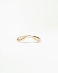 Micropave Diamond Graduated Peak Band