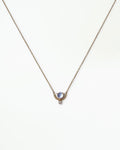 Moonstone and Diamond Nestled Necklace