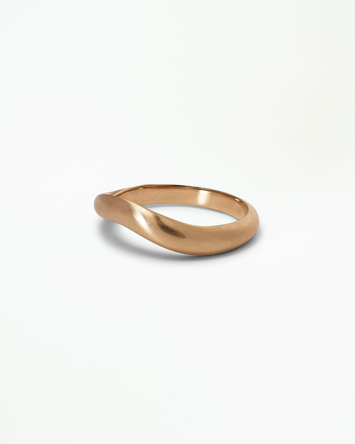 Narrow Gold Dune Band