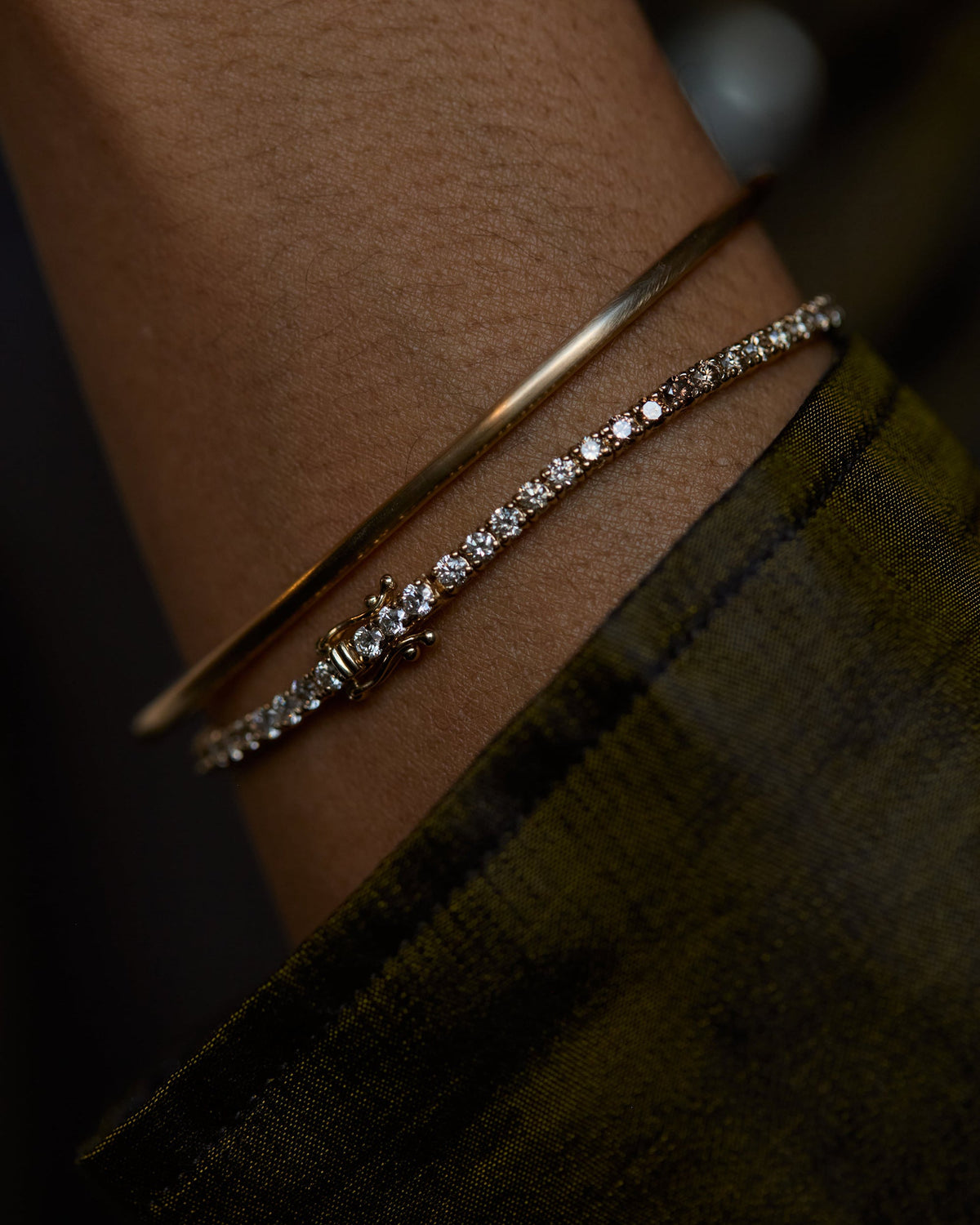 One of a Kind Desert Diamond Tennis Bracelet
