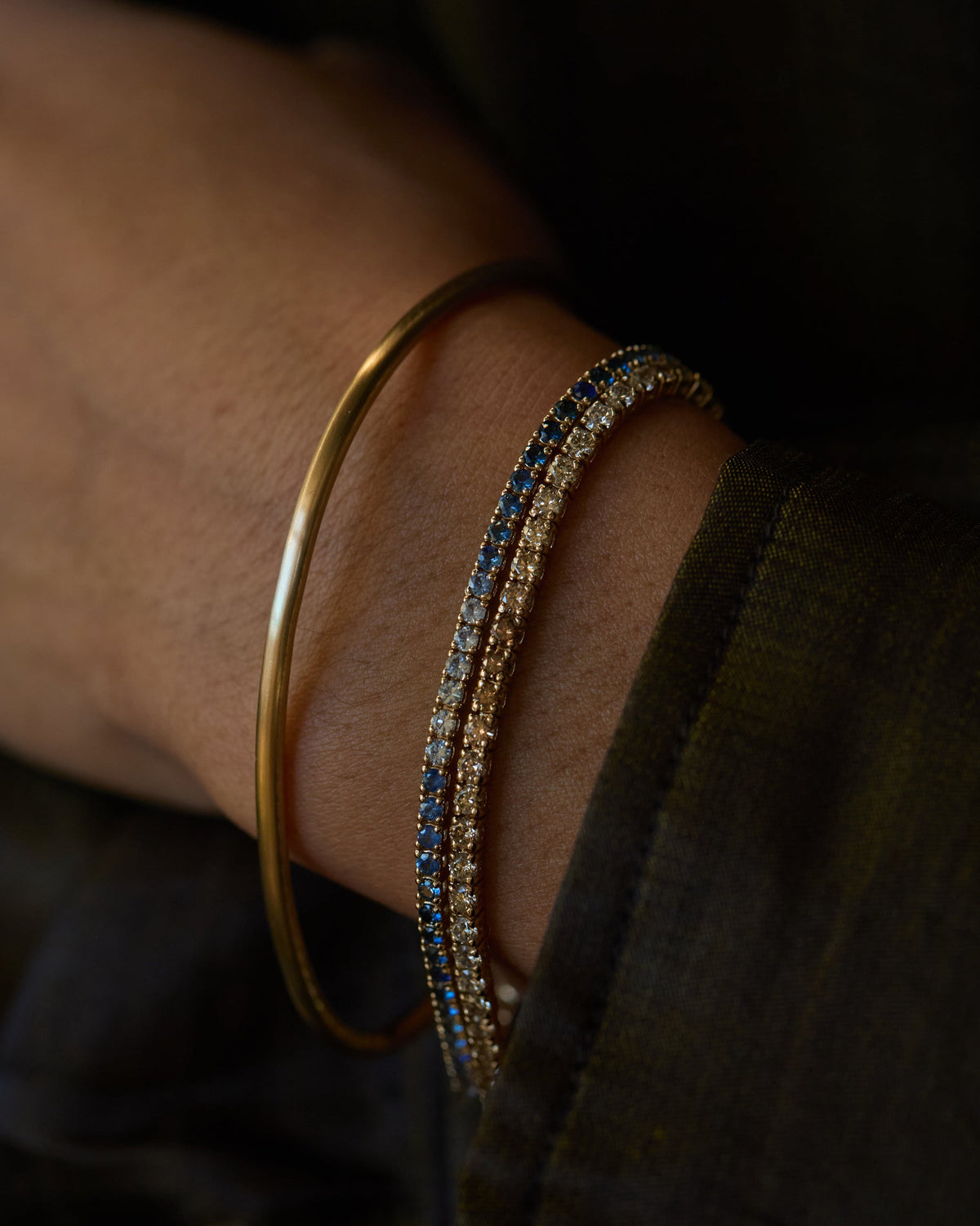 One of a Kind Desert Diamond Tennis Bracelet
