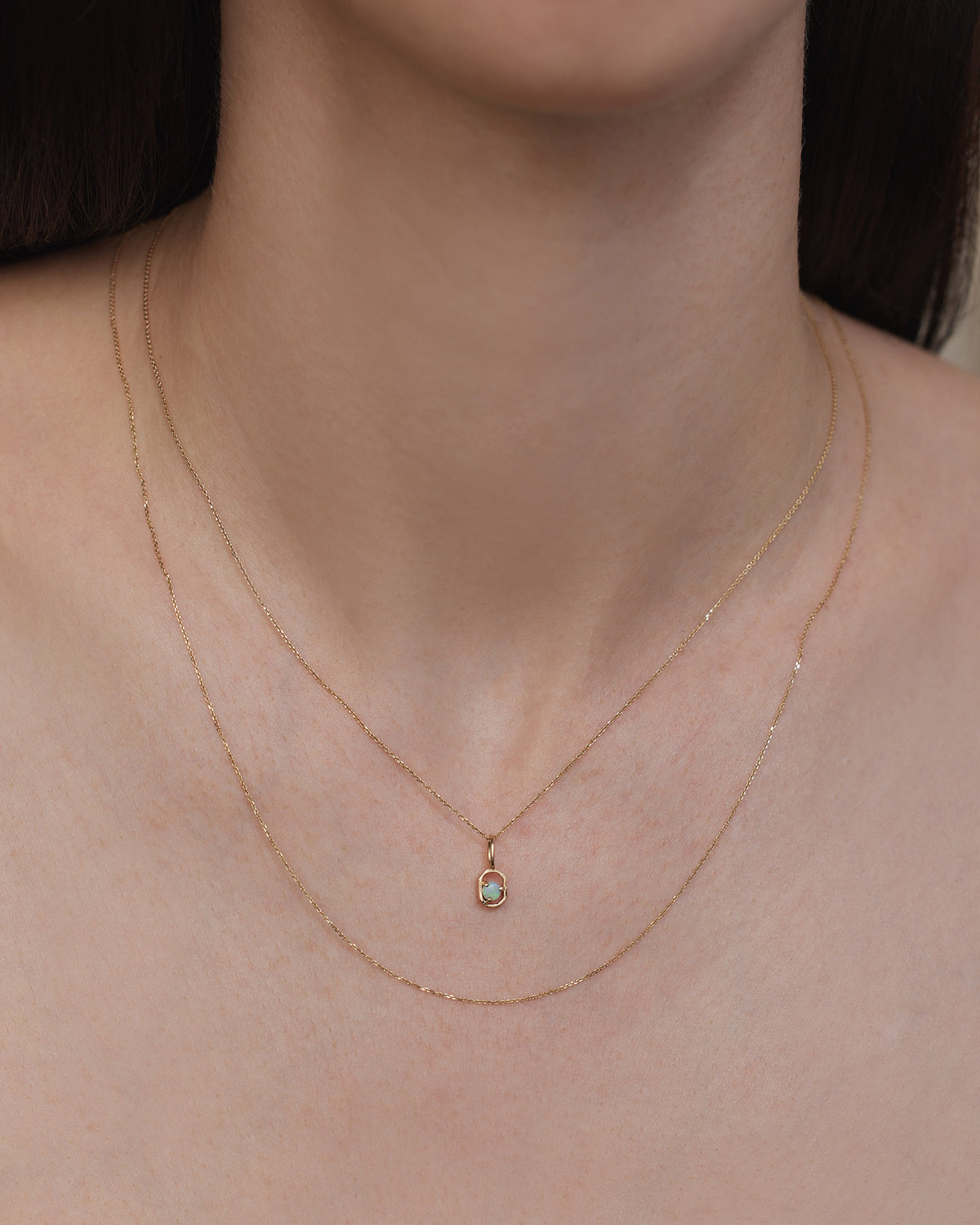 One Stone Numerology Pendant